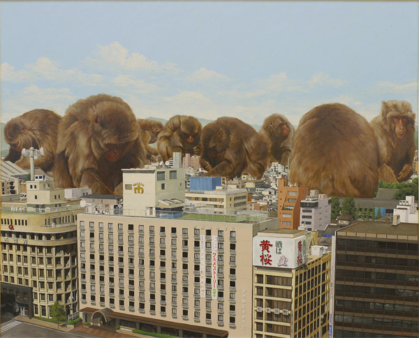 A garden in the spring