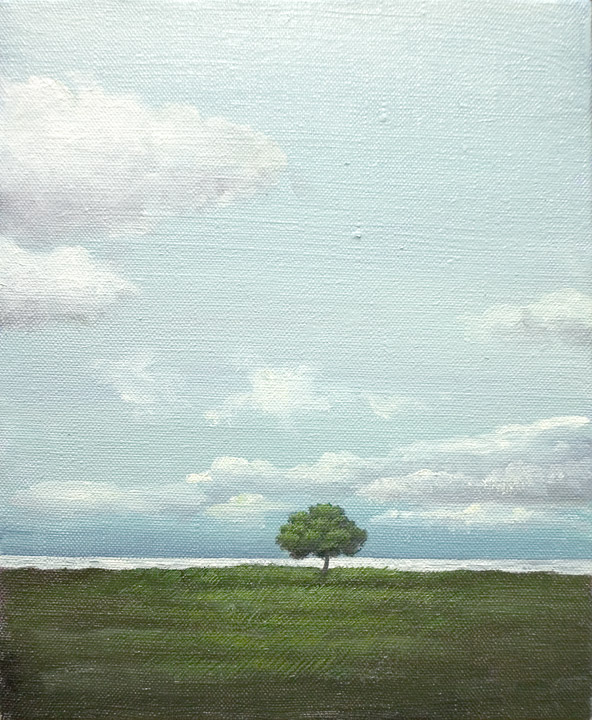 浜辺で出会う。/I met on the beach.